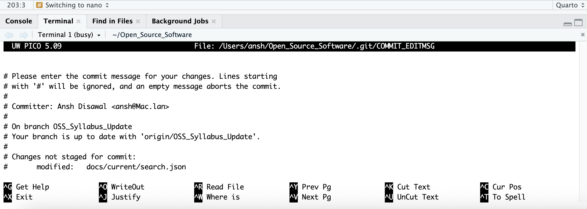 16 Git basic workflow – Open Source Software Development: A socio ...